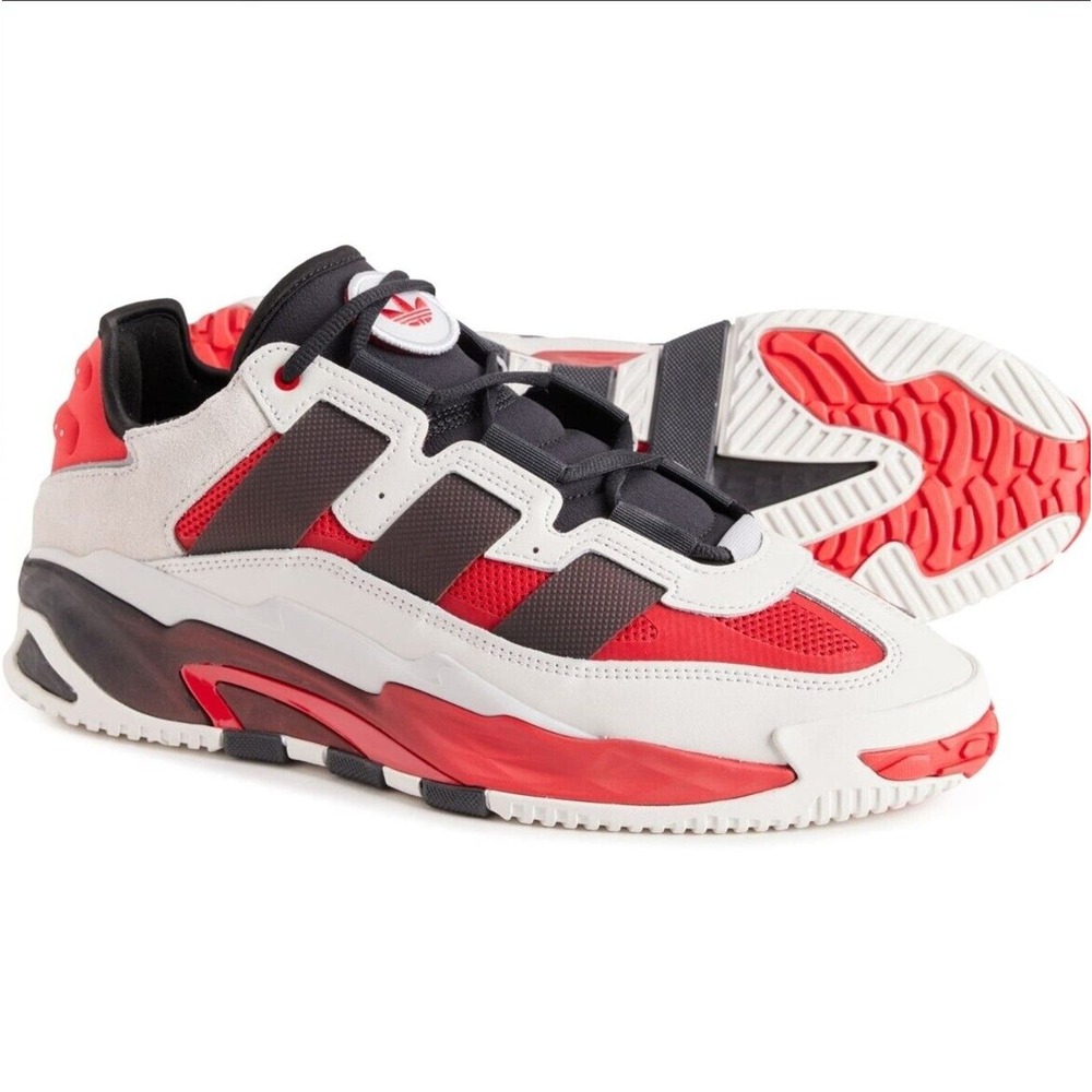 adidas Men's Leather Shoes Basketball Niteball Grand Court Alpha NEW Size 8